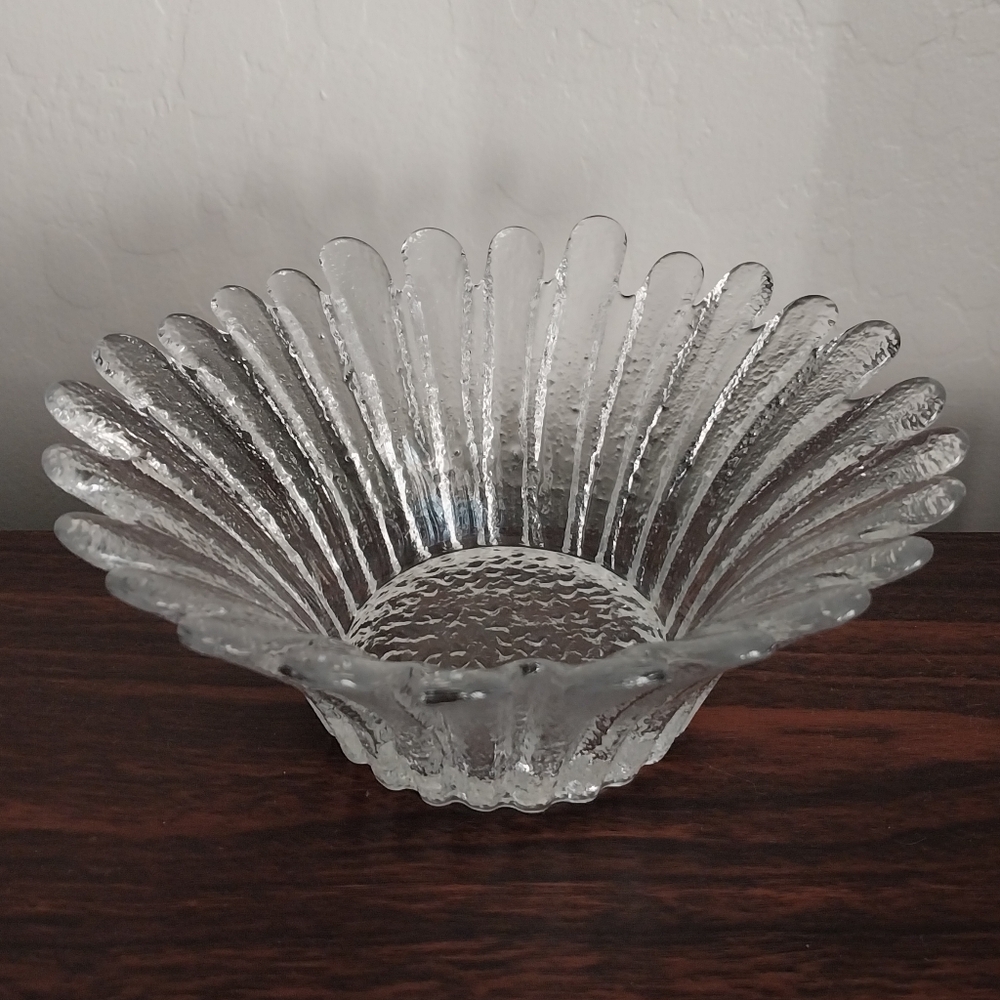 Blenko Daisy Bowl 847S in Crystal MCM